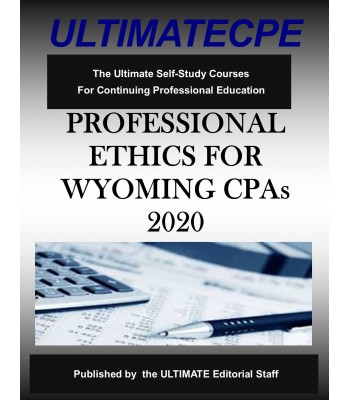 Professional Ethics for Wyoming CPA’s 2020